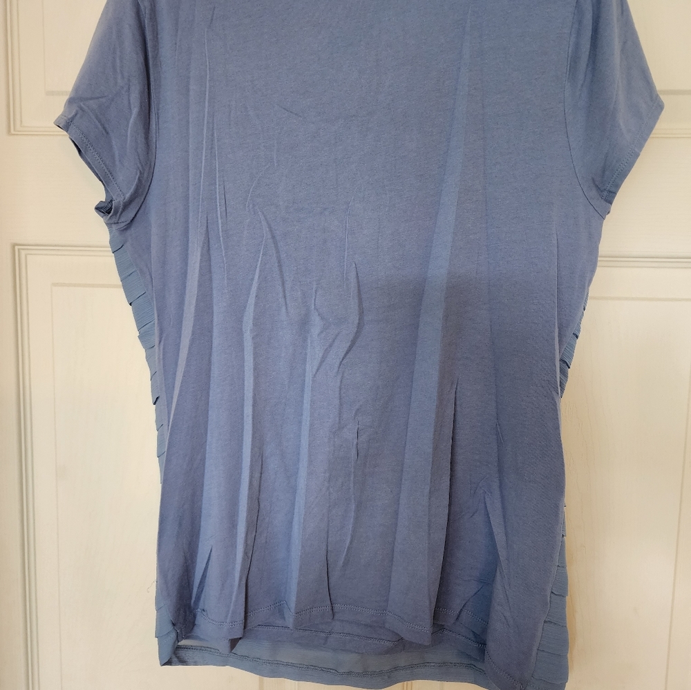 Ann Taylor, large blue top - Picture 3 of 5